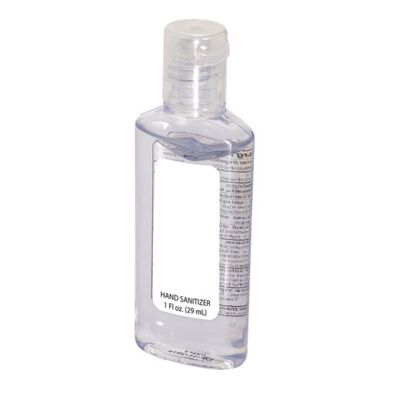 Hand Sanitizer In Oval Bottle 1oz Thumbnail