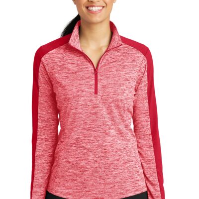 Ladies Heather 1/4 Zip Pullover Thumbnail