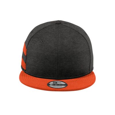 Shadow Heather Striped Flat Bill Snapback Cap Thumbnail