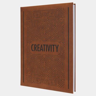 7" x 9 3/4" Leatherette Journal with Lined Notepad Thumbnail