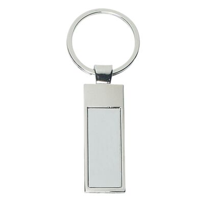 Rectangle Metal Key Tag Thumbnail
